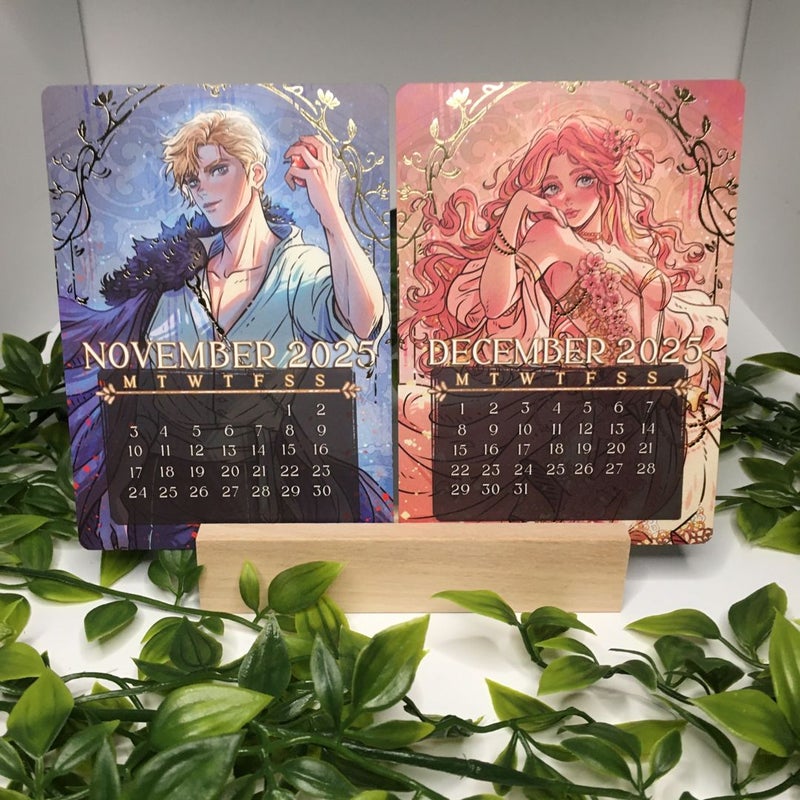 The World of Stephanie Garber 2025 Foiled Desk Calendar FairyLoot UOABH 