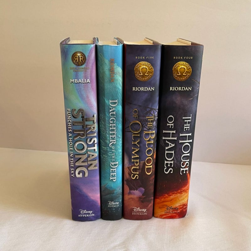 Rick Riordan Hardcover Book Bundle