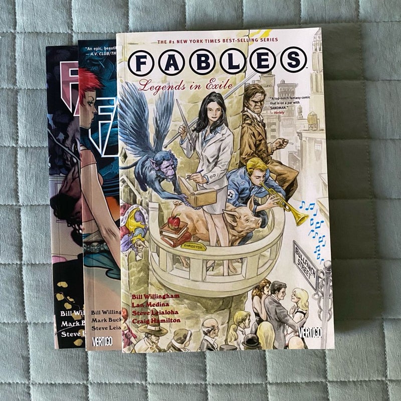 Fables Vol. 1, 2, 3