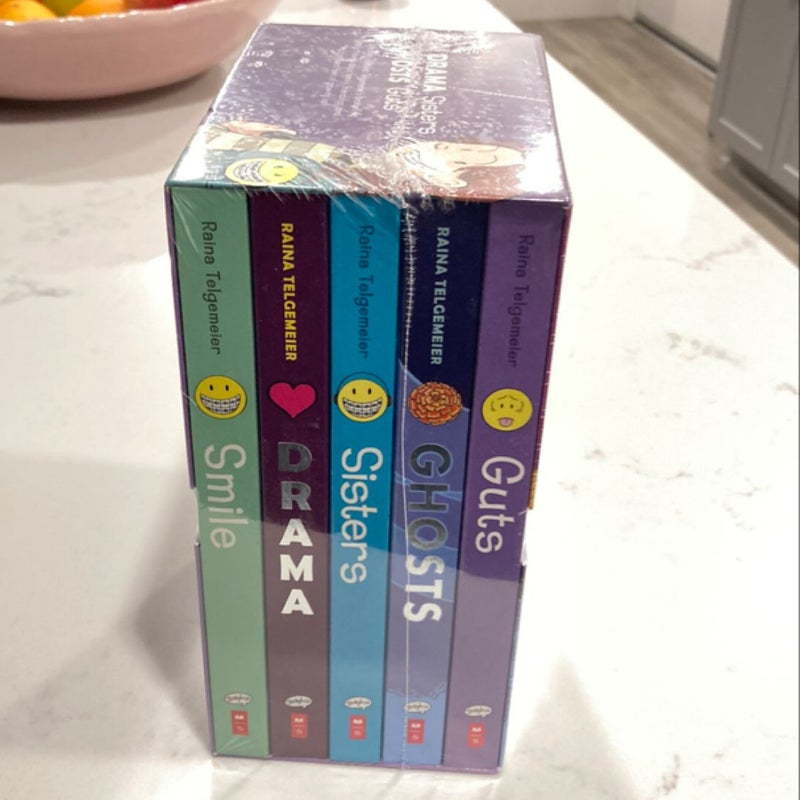 Raina Telgemeier 5 Book Collection