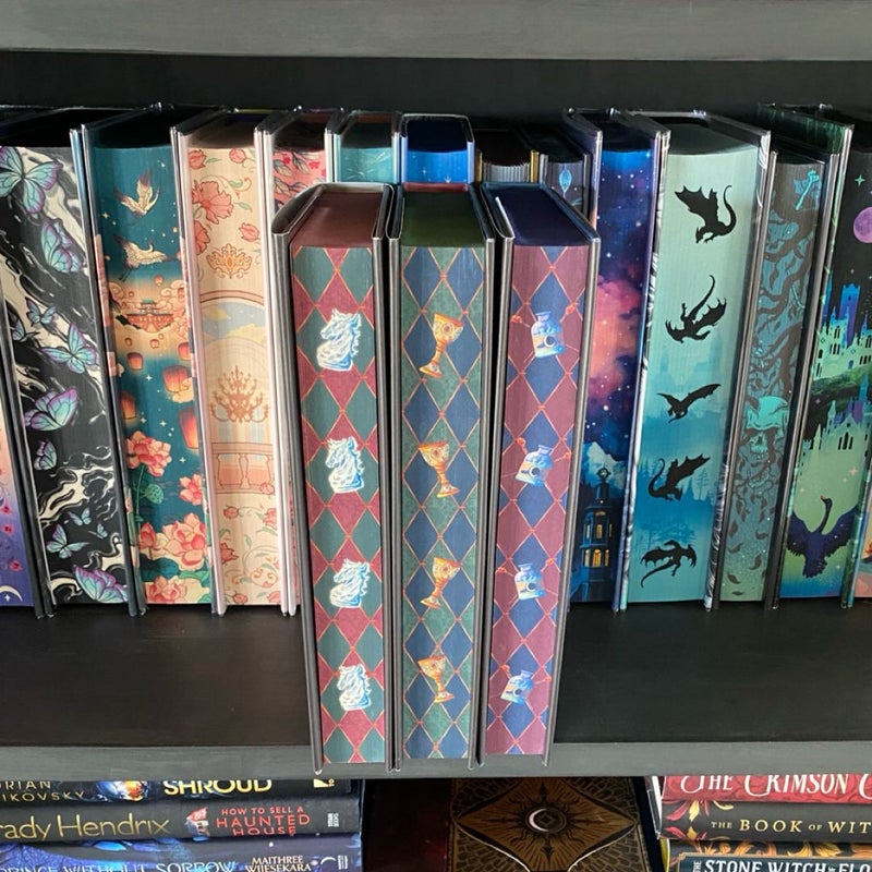 Study Series -The Study of Poisons, The Study of Magic, and The Study of Fire by The Butterfly Book Club 
