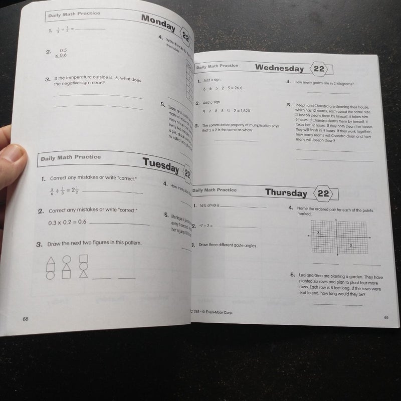 Daily Math Practice (Grade 6+)