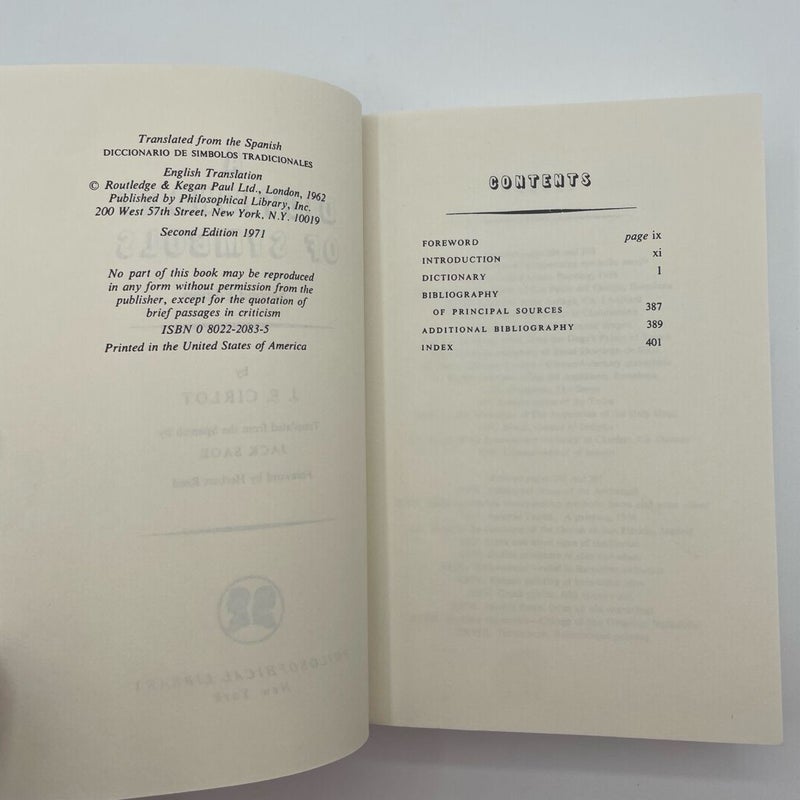 A Dictionary of Symbols