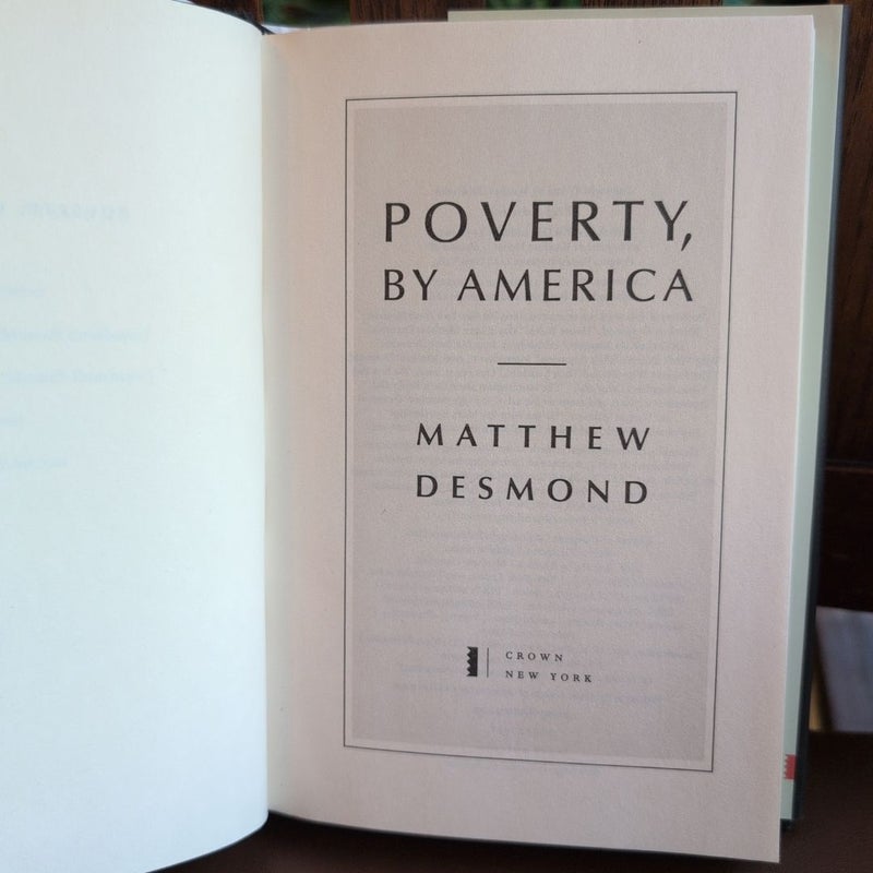 Poverty, by America