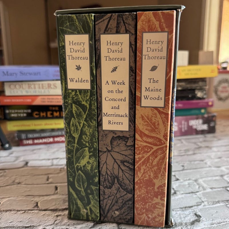 Henry David Thoreau Box Set