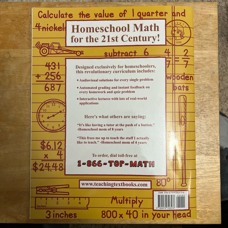 Math 4 Answer Booklet 