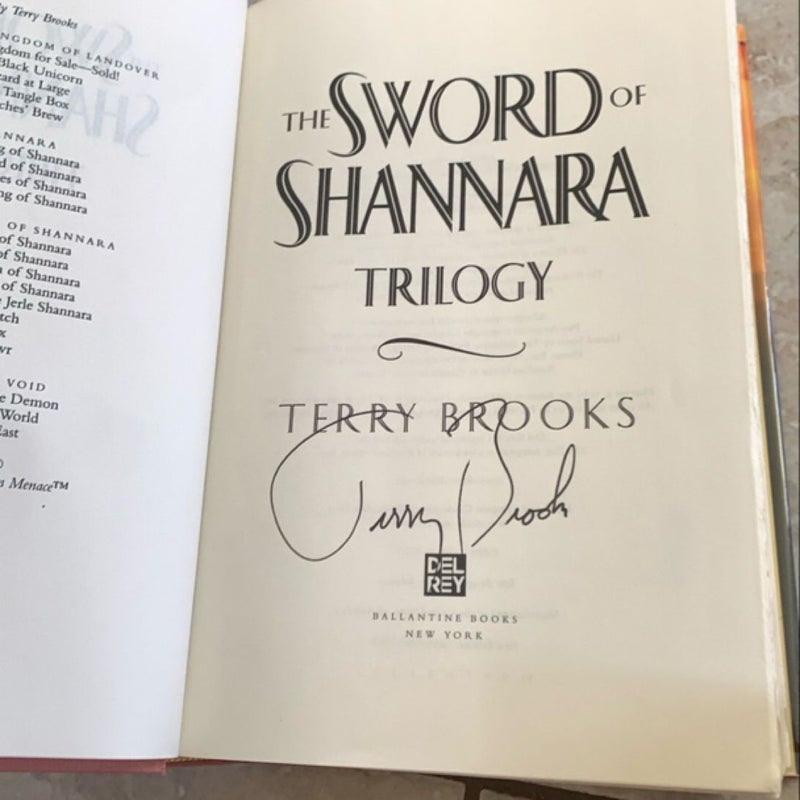 The Sword of Shannara Trilogy - SIGNED!