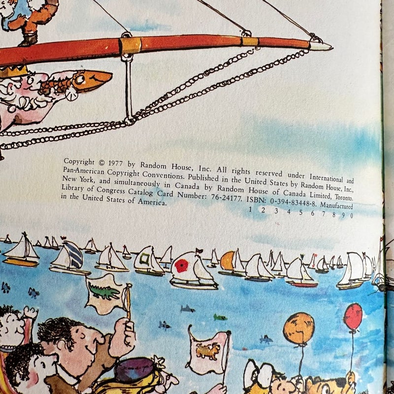 Vintage 1977 Busy Boats