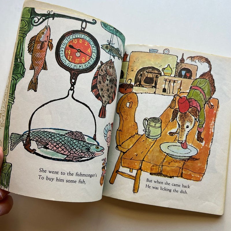 Vintage Little Golden Book: Old Mother Hubbard