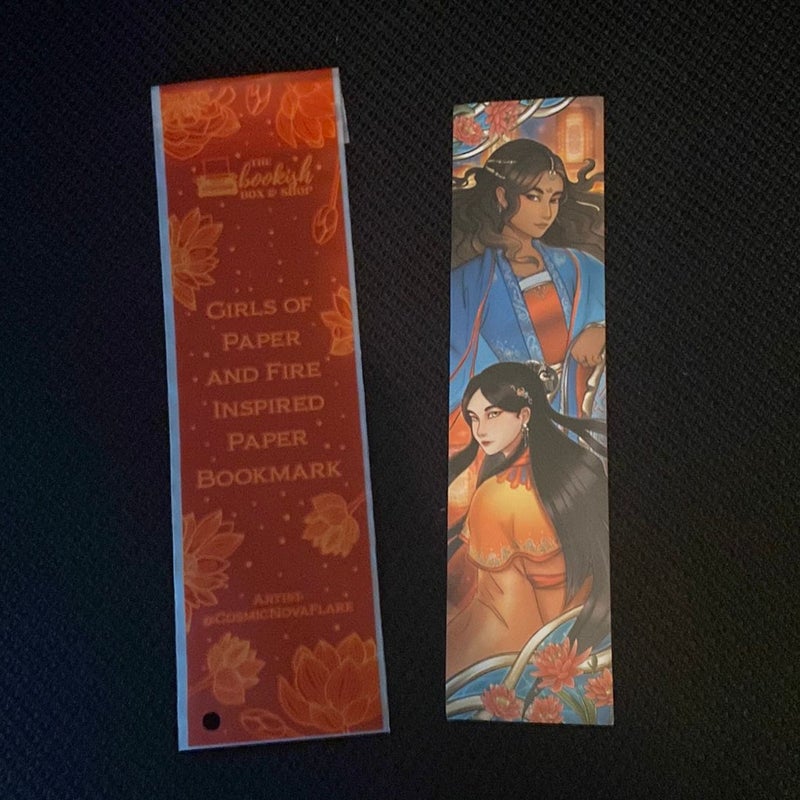 Girls of Paper and Fire Bookmark
