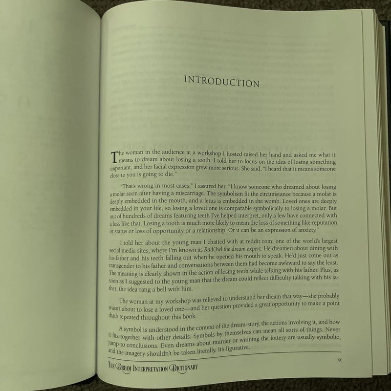 The dream interpretation dictionary 