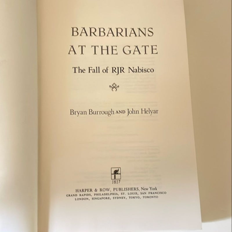 Barbarians at the Gate