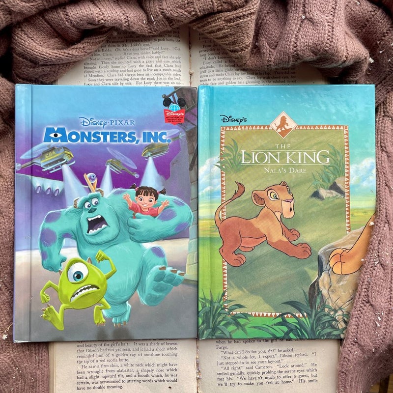 Two Disney Illustrated Books 