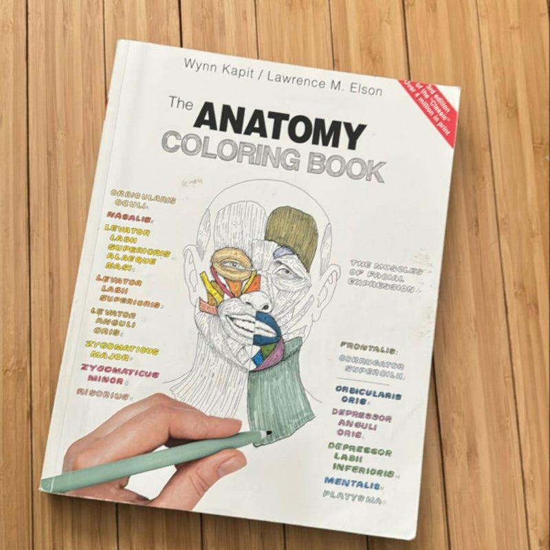 Third Edition: The Anatomy Coloring Book