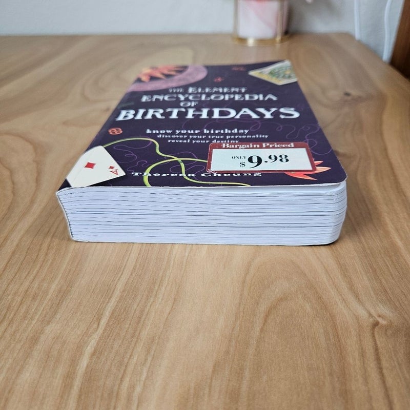 The Element Encyclopedia Of Birthdays 