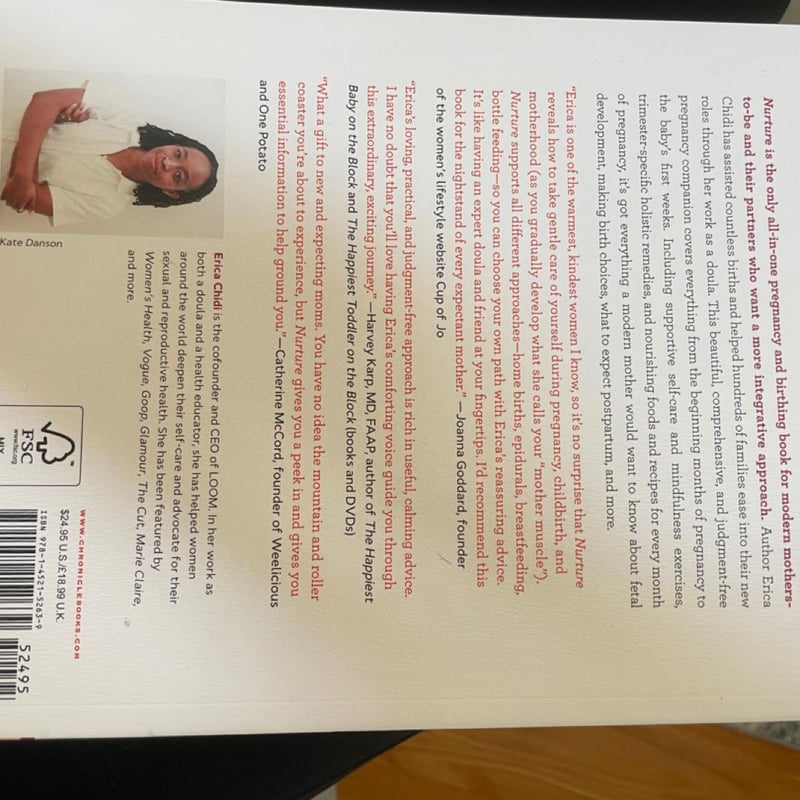 Nurture: a Modern Guide to Pregnancy, Birth, Early Motherhood--And Trusting Yourself and Your Body (Pregnancy Books, Mom to Be Gifts, Newborn Books, Birthing Books)