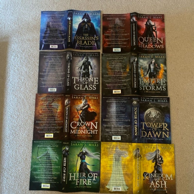 Throne of Glass OOP Dust jackets