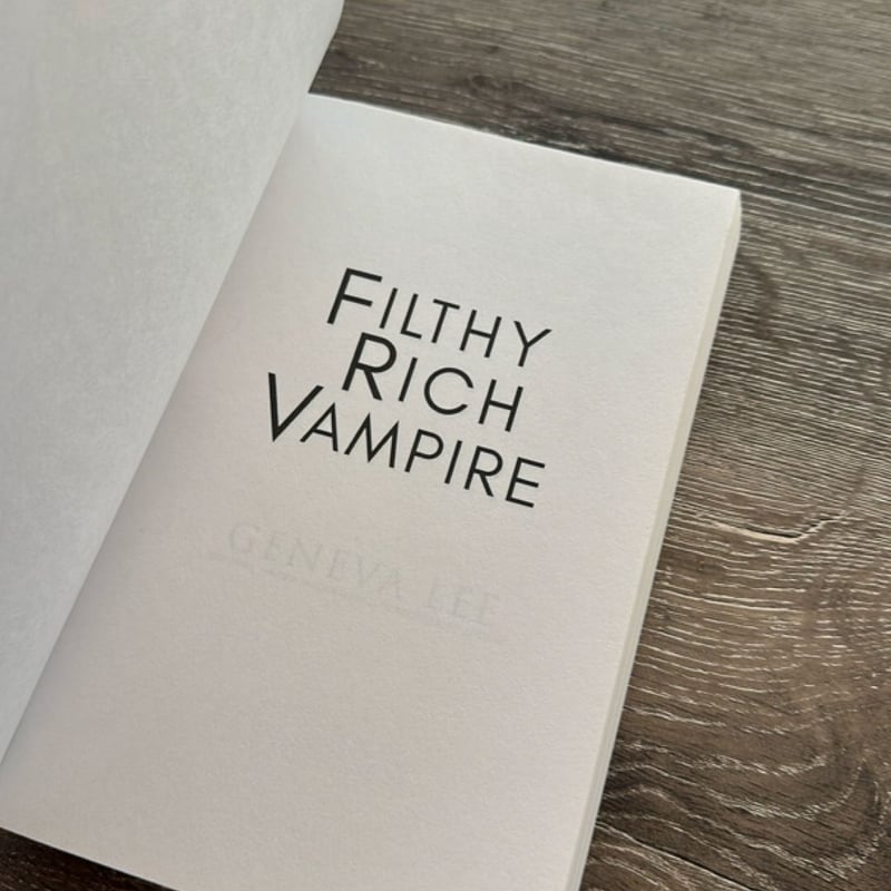 Filthy Rich Vampire by Geneva Lee, Paperback | Pangobooks