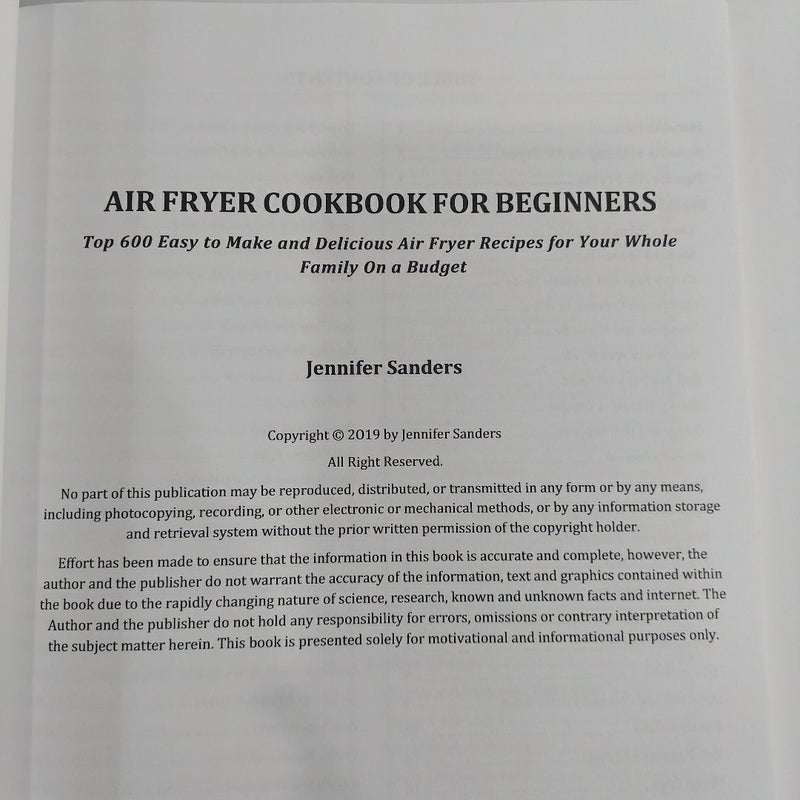 Air Fryer Cookbook for Beginners