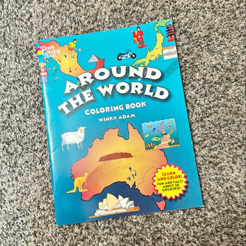 Around the World Coloring Book