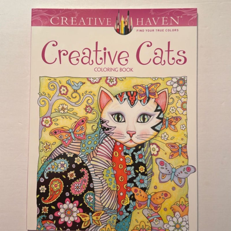 Creative Haven Creative Cats Coloring Book