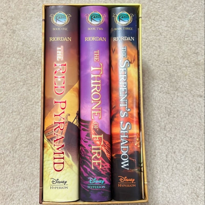 The Kane Chronicles Hardcover Boxed Set