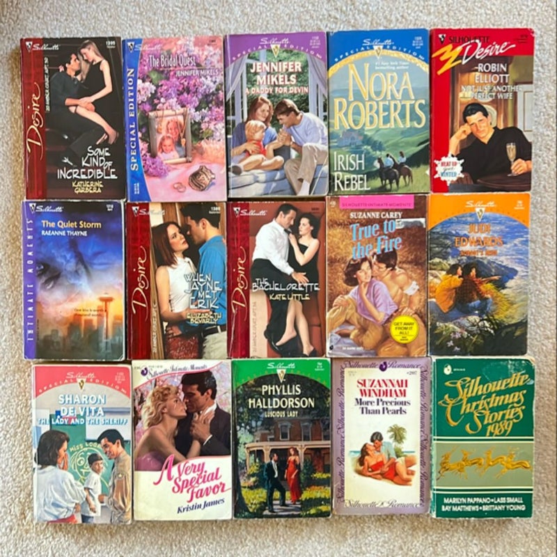 Silhouette Romance 15 Book Bundle