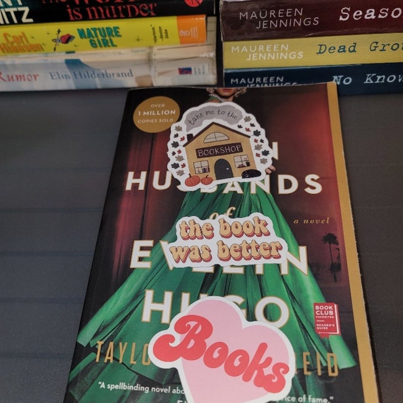 EXTRA STICKERS INCLUDED! :) The Seven Husbands of Evelyn Hugo