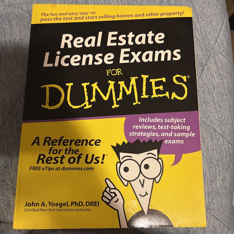 real estate license exam for dummies