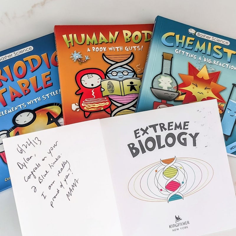 Basher Science Bundle of 4 Books (3 PB, 1 HC)