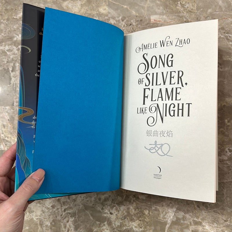 SIGNED: Song of Silver, Flame Like Night