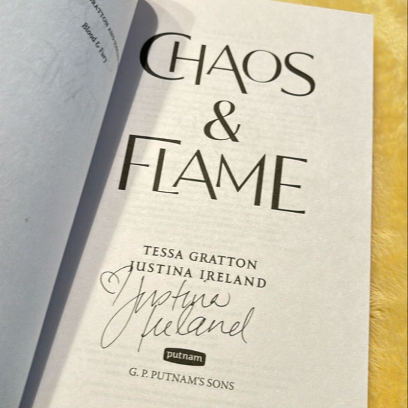 Chaos and Flame (Signed)