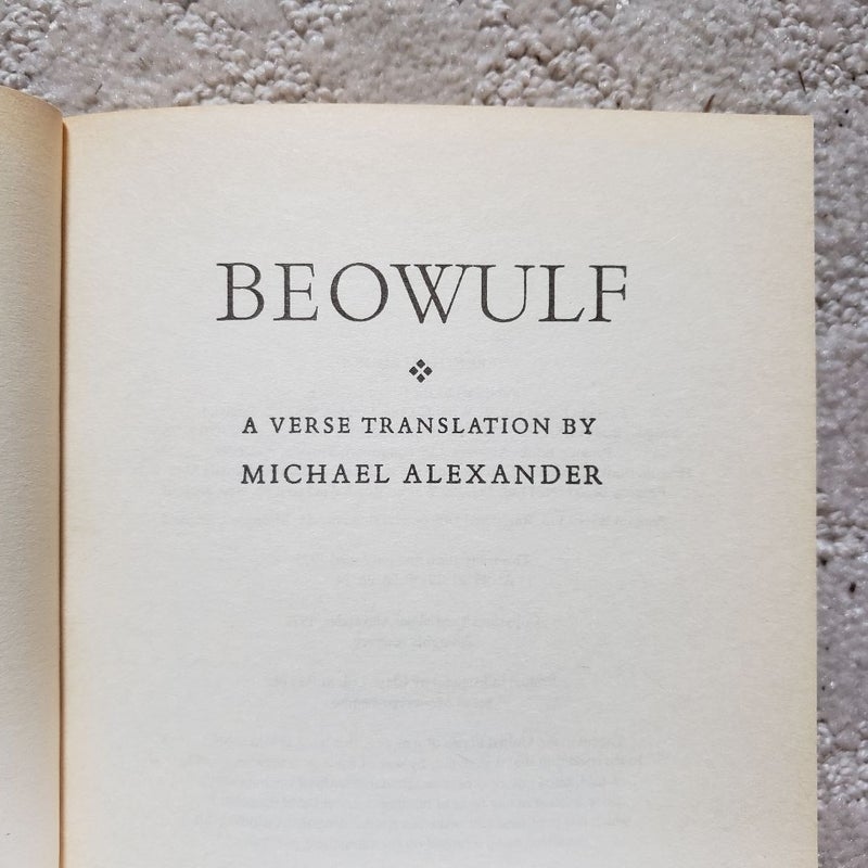 Beowulf: A Verse Translation (Penguin Books Edition, 1973)