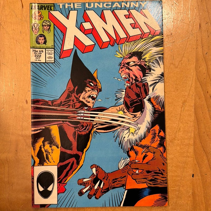 X-men 222 Oct Marvel comic