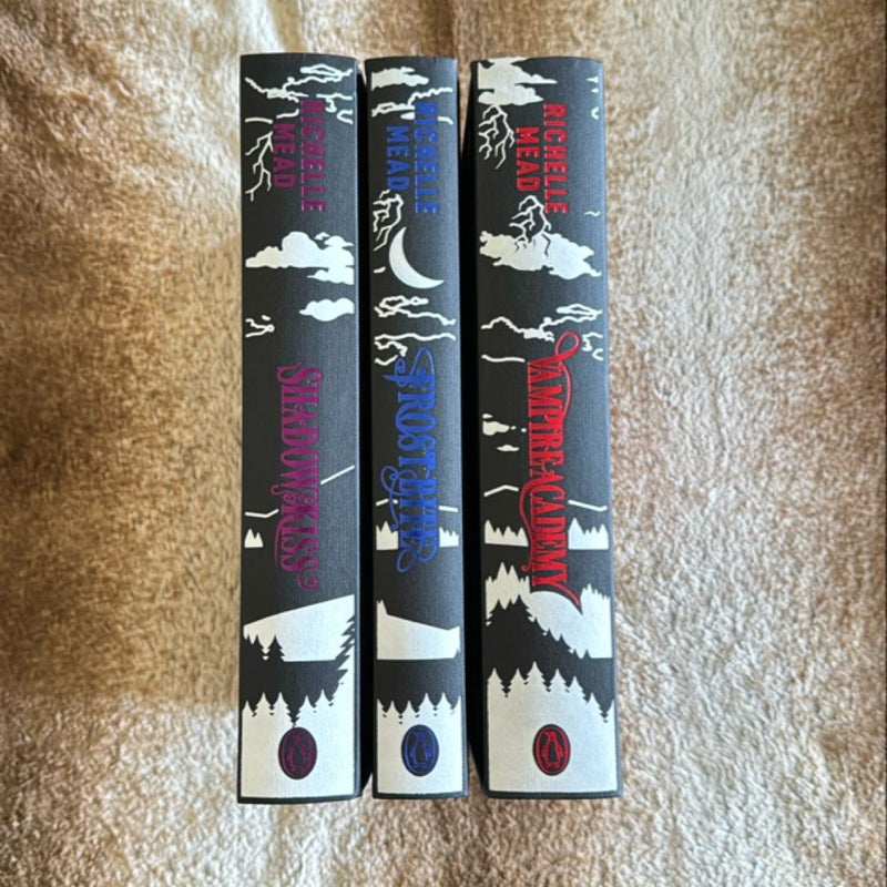 Vampire Academy, Frostbite and Shadow Kiss *Fairyloot Exclusive Editions* *Book One Is Hand Signed*