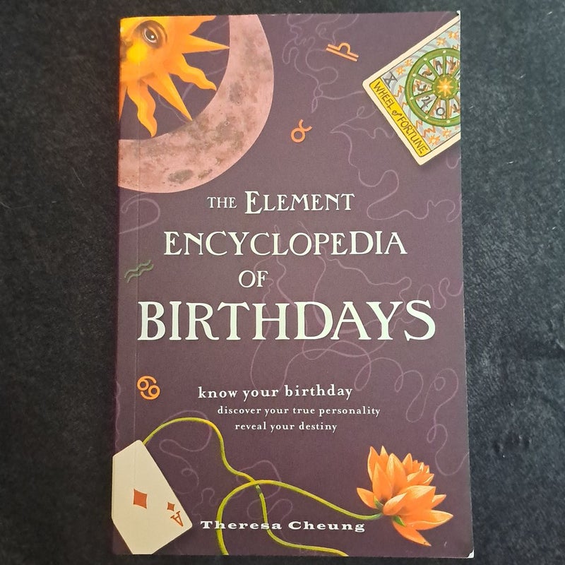 The element encyclopedia of birthdays