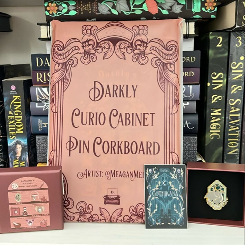 Cabinet Pin Corkboard & Pin