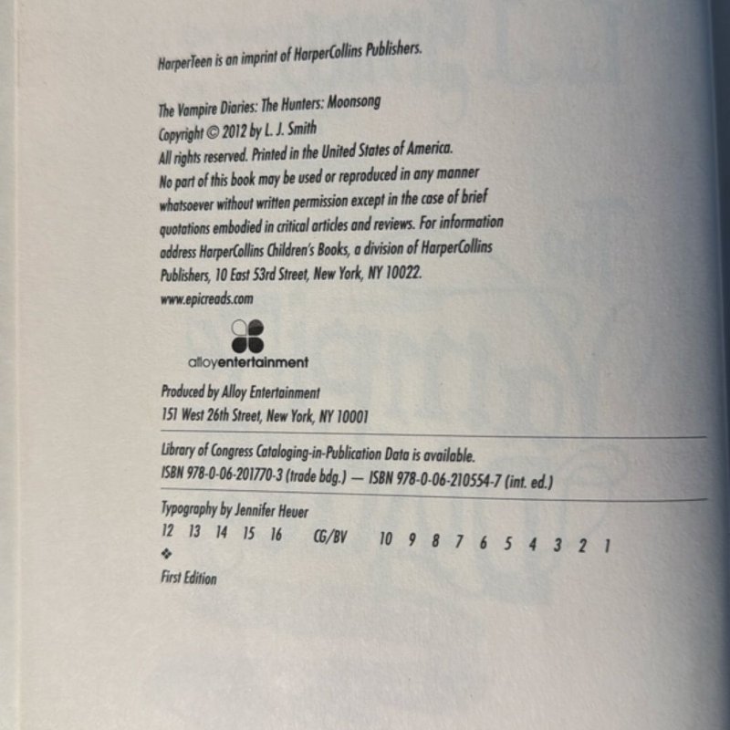 The Vampire Diaries: the Hunters: Moonsong