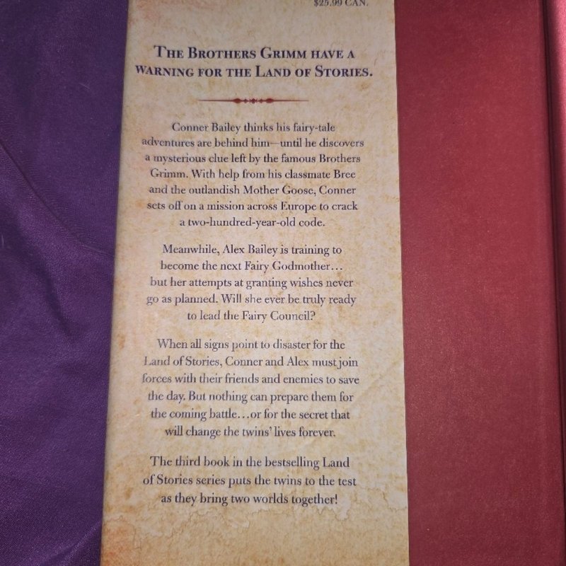 The Land of Stories a Grimm Warning by Chris Colfer,