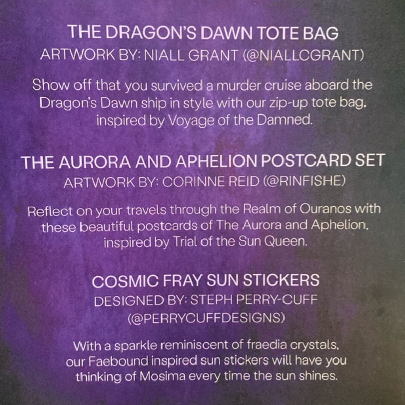 2025 Illumicrate & Fairyloot items
