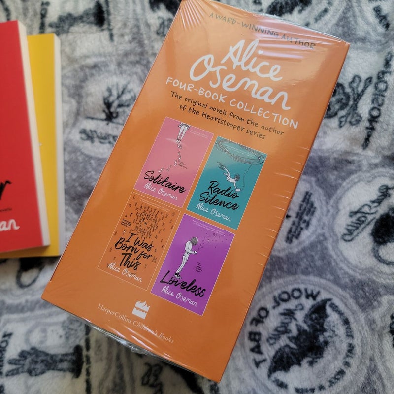 Alice Oseman Four-Book Collection Box Set (Solitaire, Radio Silence, I Was Born for This, Loveless)