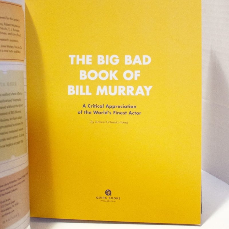 The Big Bad Book of Bill Murray