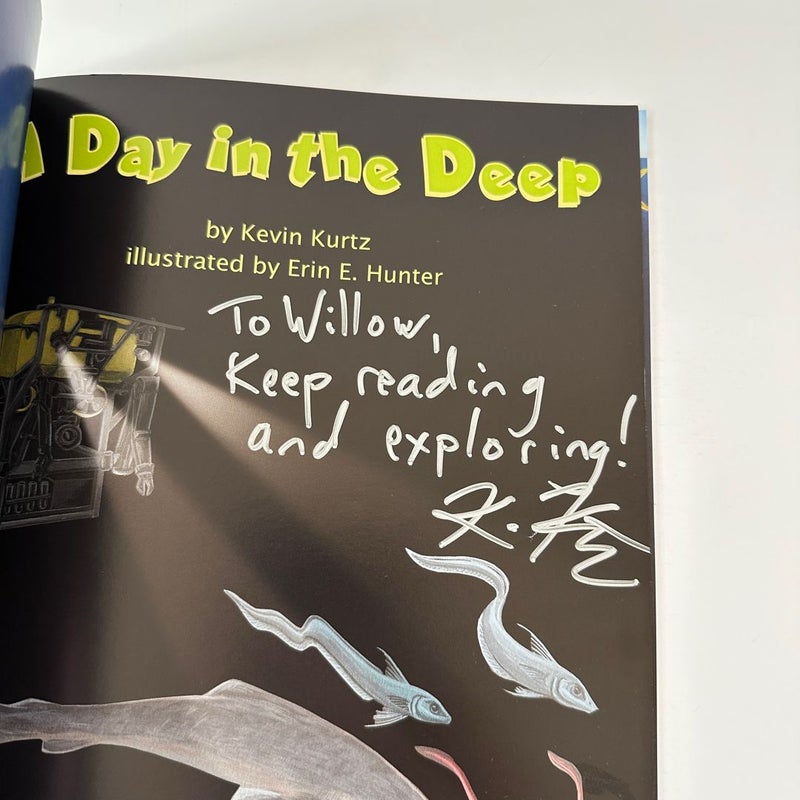A Day in the Deep, Signed