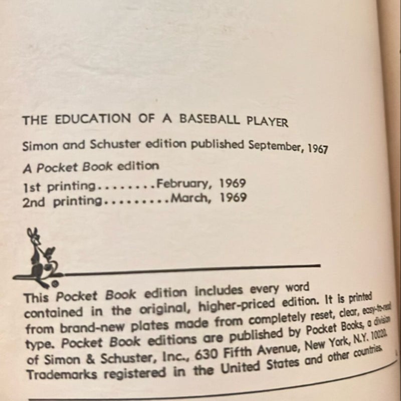 The Education of a Baseball Player