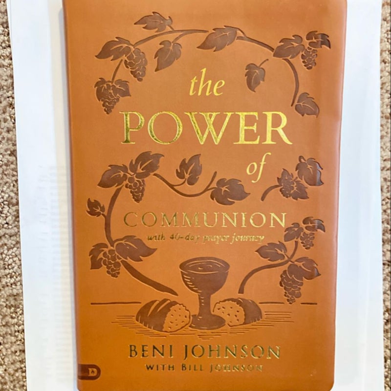 The Power of Communion with 40-Day Prayer Journey (Leather Gift Version)