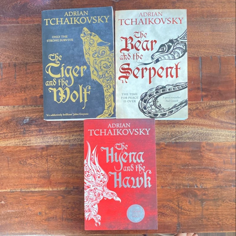 *Large* The Tiger and the Wolf Trilogy (Echoes of the Fall Trilogy)