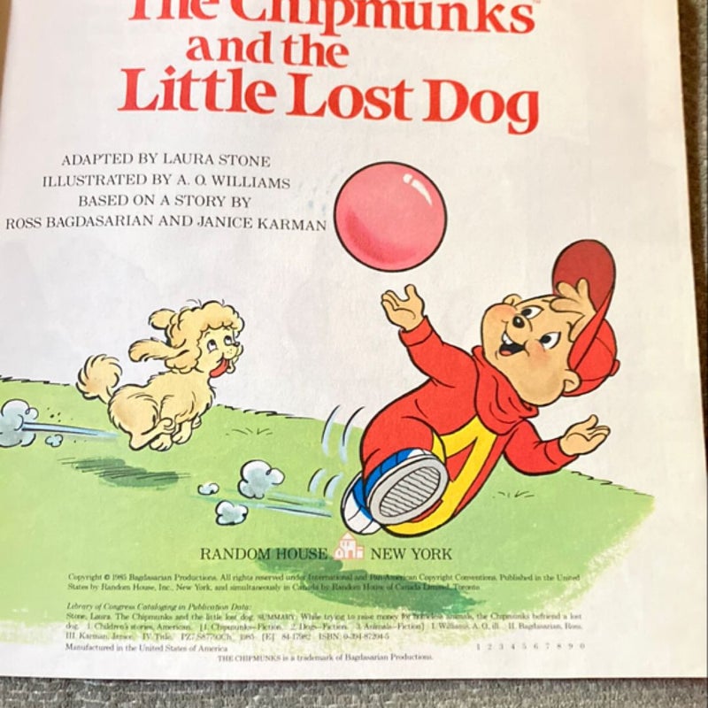 The Chipmunks and the Little Lost Dog