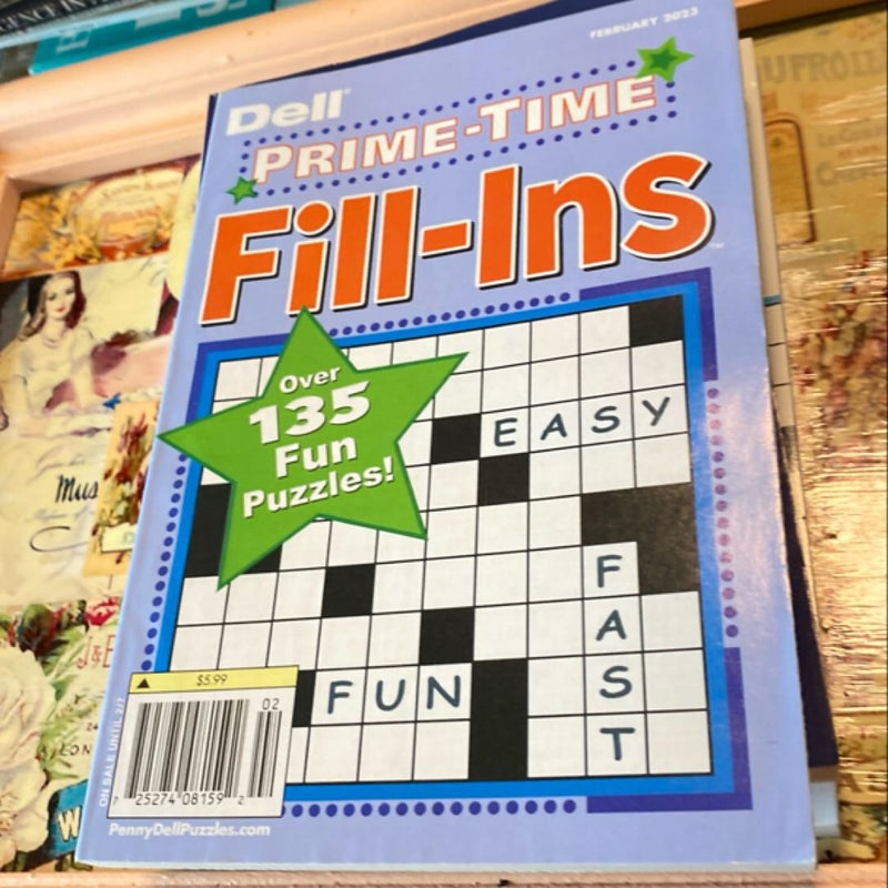 7 Penny Press Classic Fill In Puzzles Bundle Back issues never used