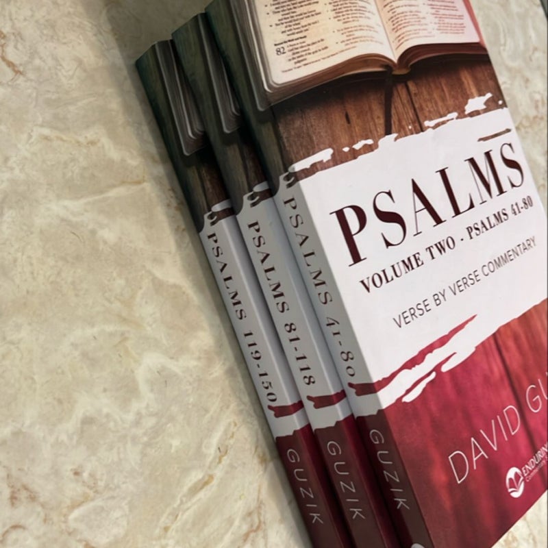 Psalms commentary bundle of 3