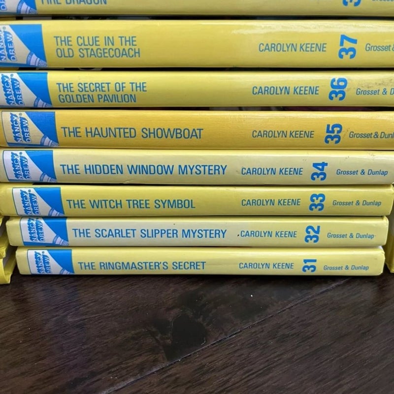Nancy Drew Complete Series Set 1-56 Glossy Flashlight Hardcover Edition